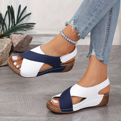 🔥HOT SALE-50% OFF🔥Ultra-bequeme orthopädische Sandalen mit schrägem Absatz für Frauen