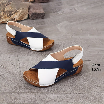 🔥HOT SALE-50% OFF🔥Ultra-bequeme orthopädische Sandalen mit schrägem Absatz für Frauen