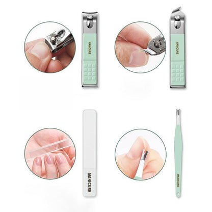 ⏳Begrenzte Zeit 50% Rabatt💥Nagelknipser tragbares Set (12/16 Stück)