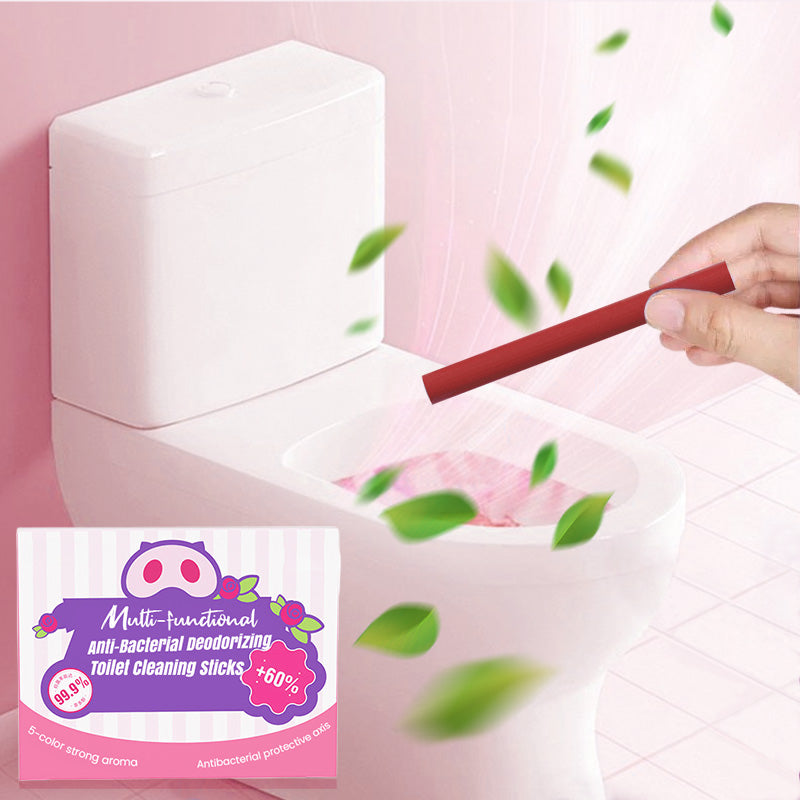 Multifunktionale antibakterielle, desodorierende Toilettenreinigungsstäbe