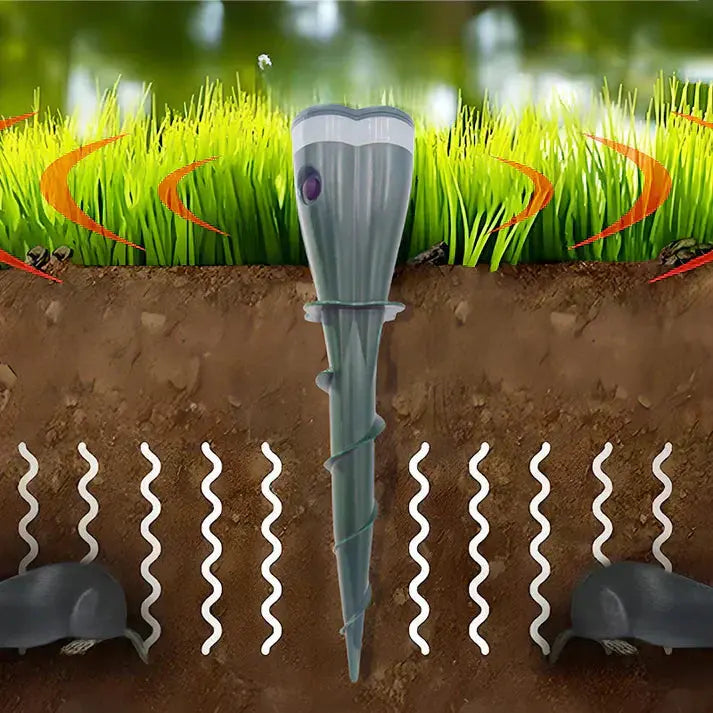 🌸 Hot Sale 57% Rabatt ☘️ Solarbetrieben wasserdicht Schraube Mole Abwehrmittel