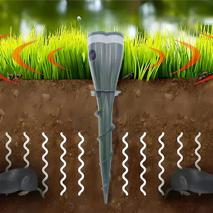 🌸 Hot Sale 57% Rabatt ☘️ Solarbetrieben wasserdicht Schraube Mole Abwehrmittel