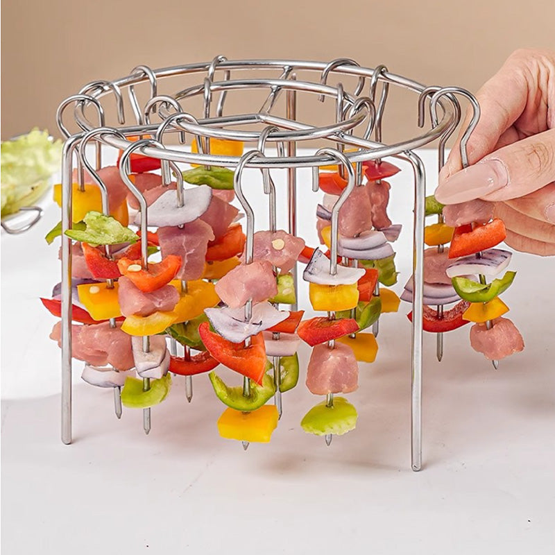 Kostenlose Verbrühschutzhandschuhe für begrenzte Zeit🥩Vertikaler Grillrost für Heißluftfritteusen