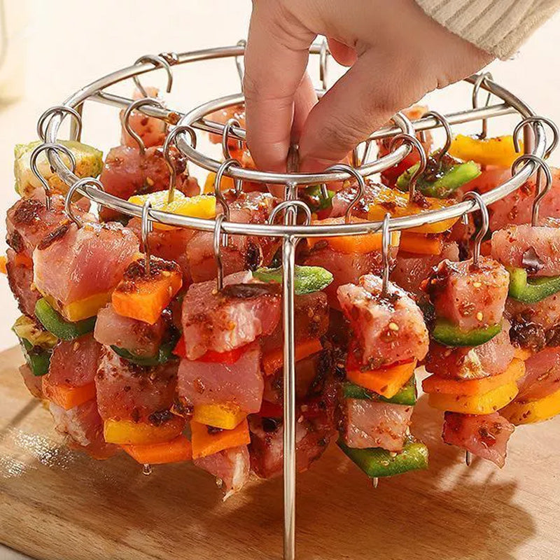Kostenlose Verbrühschutzhandschuhe für begrenzte Zeit🥩Vertikaler Grillrost für Heißluftfritteusen