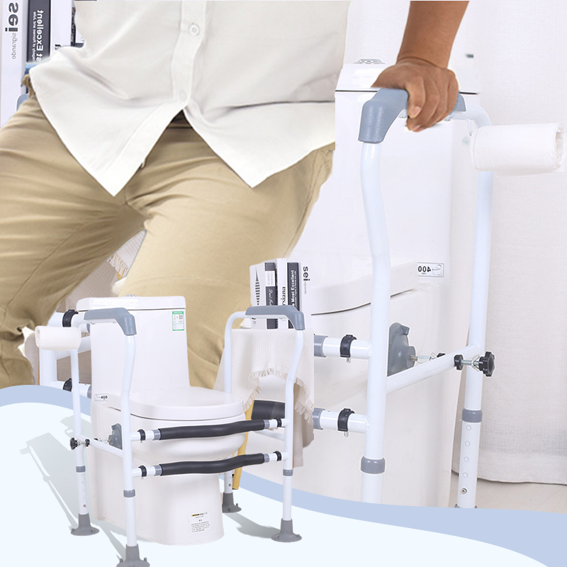 🔥 50% RABATT! 🚽 Senioren Toilettenstützgriff – Höhenverstellbare Aufstehhilfe mit Rutschfesten Armlehnen | Sicher & Komfortabel 🛡️