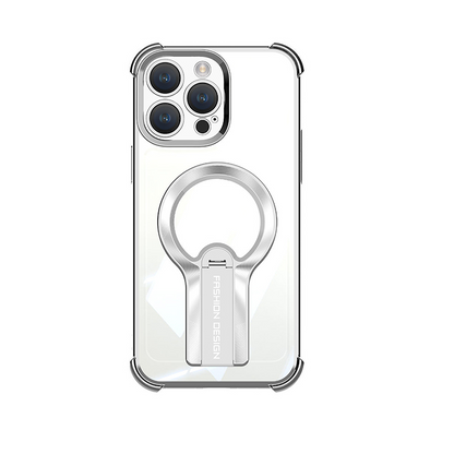 Magnetische Handyhülle mit Ständer und glänzender Oberfläche