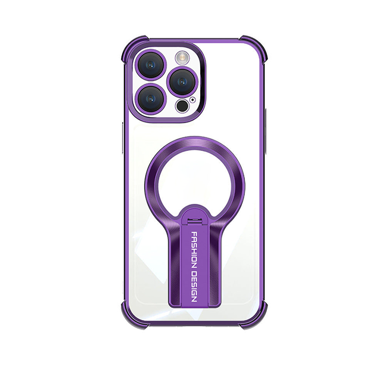 Magnetische Handyhülle mit Ständer und glänzender Oberfläche