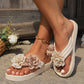 🌸Rutschfeste Strandsandalen für Damen mit floralen Details💖