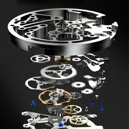 ⌚️💦 Herren-Automatikuhr mit Skelett-Dial: Wasserdicht, alltagstauglich & langlebig. Präzision sichtbar – für Abenteuer & Business! 💎🔧