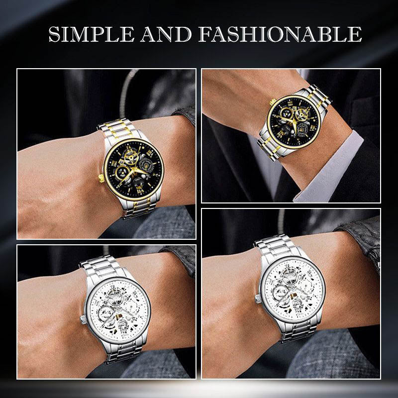 ⌚️💦 Herren-Automatikuhr mit Skelett-Dial: Wasserdicht, alltagstauglich & langlebig. Präzision sichtbar – für Abenteuer & Business! 💎🔧