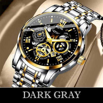⌚️💦 Herren-Automatikuhr mit Skelett-Dial: Wasserdicht, alltagstauglich & langlebig. Präzision sichtbar – für Abenteuer & Business! 💎🔧