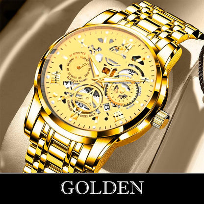 ⌚️💦 Herren-Automatikuhr mit Skelett-Dial: Wasserdicht, alltagstauglich & langlebig. Präzision sichtbar – für Abenteuer & Business! 💎🔧