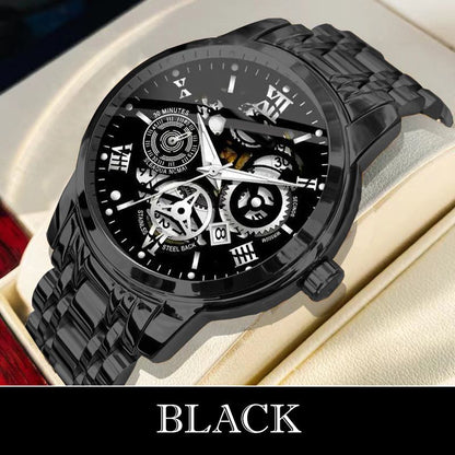 ⌚️💦 Herren-Automatikuhr mit Skelett-Dial: Wasserdicht, alltagstauglich & langlebig. Präzision sichtbar – für Abenteuer & Business! 💎🔧