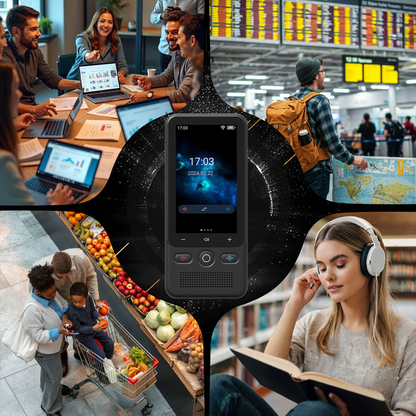 📢📢54 % Rabatt!! ⏰📲2-in-1 Übersetzungsgerät für unterwegs – Echtzeitübersetzung,🌍138 Offline-Sprachen, 🔋Ultra-Lange Akkulaufzeit | Perfekt für Globetrotter✈️