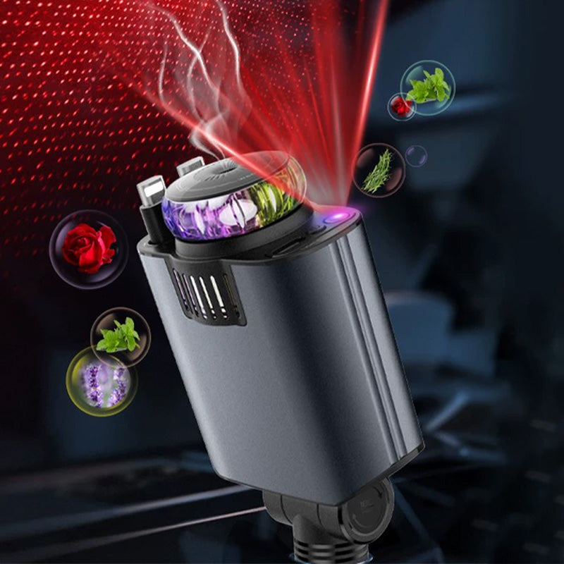 🔋⚡5-in-1 Ladegerät, Aromadiffusor und Sternenhimmel-Deckenleuchte