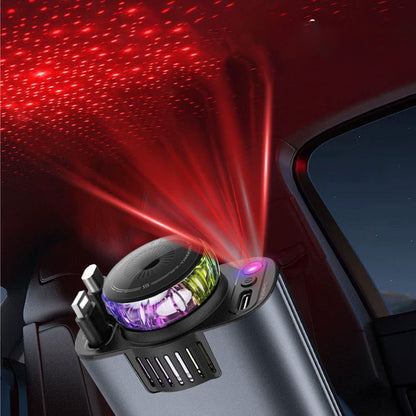 🔋⚡5-in-1 Ladegerät, Aromadiffusor und Sternenhimmel-Deckenleuchte