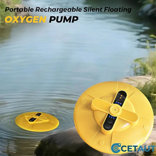 🔥2025 heißer Verkauf🐠Tragbare, wiederaufladbare, geräuscharme, schwimmende Sauerstoffpumpe