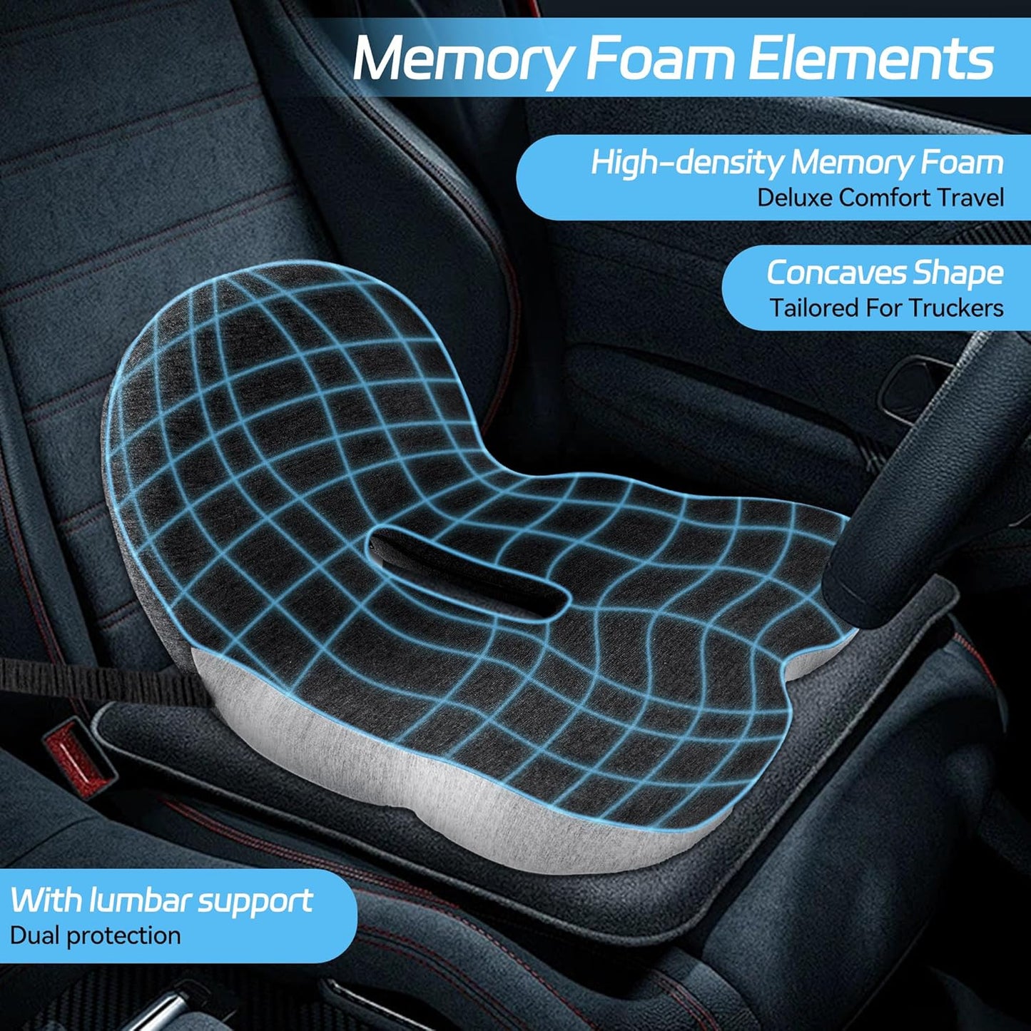 🎁Begrenzter Verkauf 50 % RABATT🎁Rutschfester Memory Foam-Sitz
