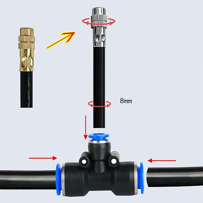 📢📢50 % Rabatt!! ⏰🌱 Automatisches 360° rotierendes Gartenbewässerungssystem 💧⚙️