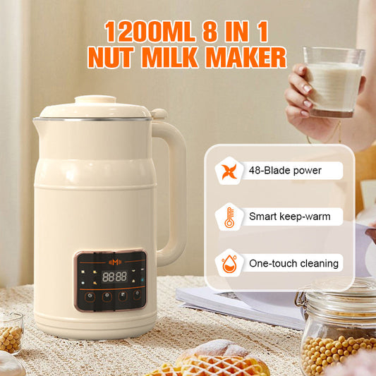 🥛 Automatische Küchenmaschine für Sojamilch – 4–5 Personen, ohne Kochen & Filtern, multifunktional & kompakt