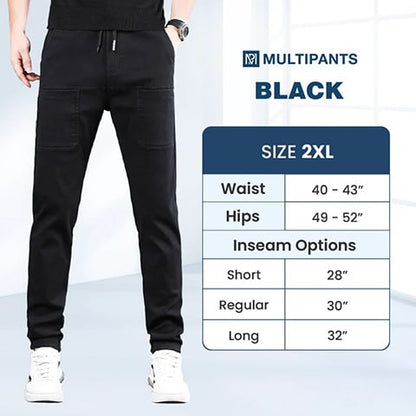 🔥Letzter Tag im Angebot: 65 % Rabatt!🔥MultiPants – Strapazierfähige Cargohose mit hohem Stretchanteil und vielen Taschen.