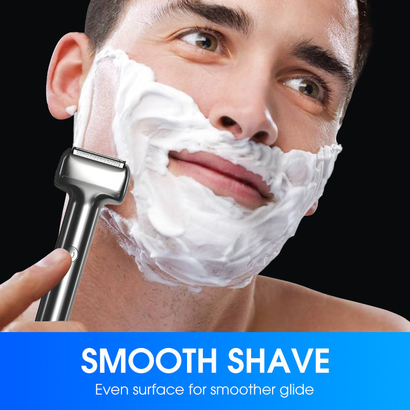 🪒 Wiederaufladbarer Folienrasierer für Herren – 60 Min Akku, IPX6 & kabellose Rasuraschbar & Flüsterleise für empfindliche Haut 🧔⚡