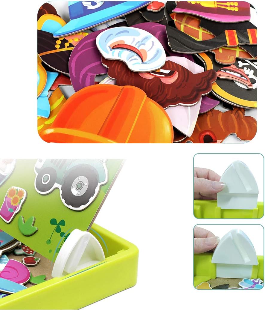🔥🎨Magnetisches Puzzle zum Anziehen von Gesichtern für Kinder im Vorschulalter