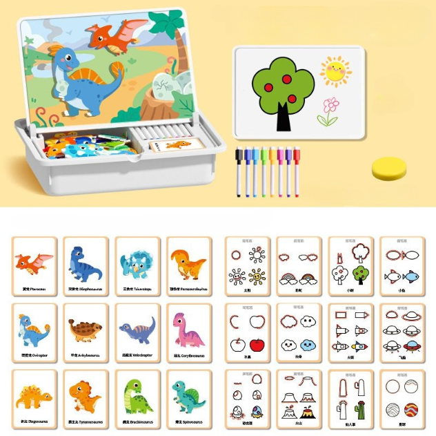 🔥🎨Magnetisches Puzzle zum Anziehen von Gesichtern für Kinder im Vorschulalter