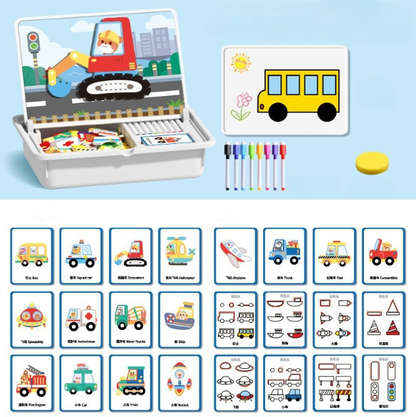 🔥🎨Magnetisches Puzzle zum Anziehen von Gesichtern für Kinder im Vorschulalter