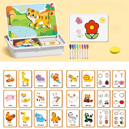 🔥🎨Magnetisches Puzzle zum Anziehen von Gesichtern für Kinder im Vorschulalter