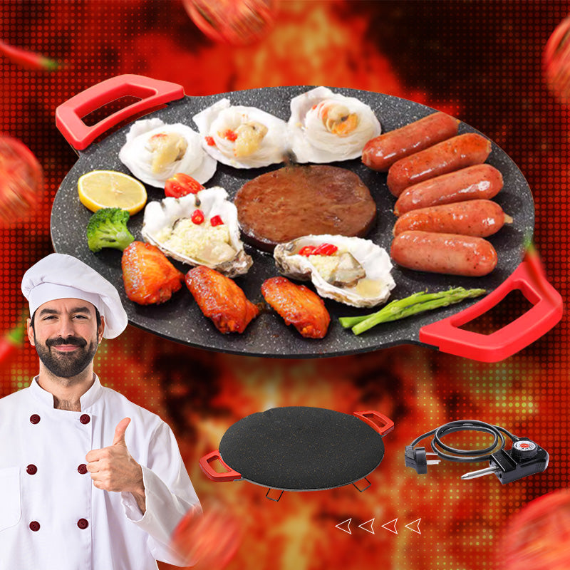 🔥40% Rabatt🔥Elektrische rauchfreie Grillpfanne mit Antihaftbeschichtung✈️Kostenloser Versand