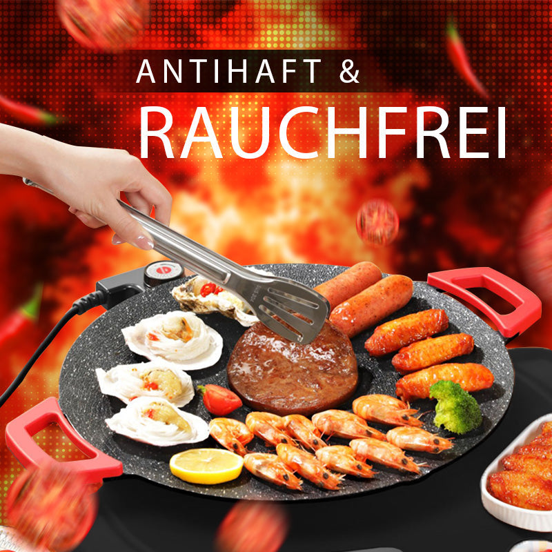 🔥40% Rabatt🔥Elektrische rauchfreie Grillpfanne mit Antihaftbeschichtung✈️Kostenloser Versand