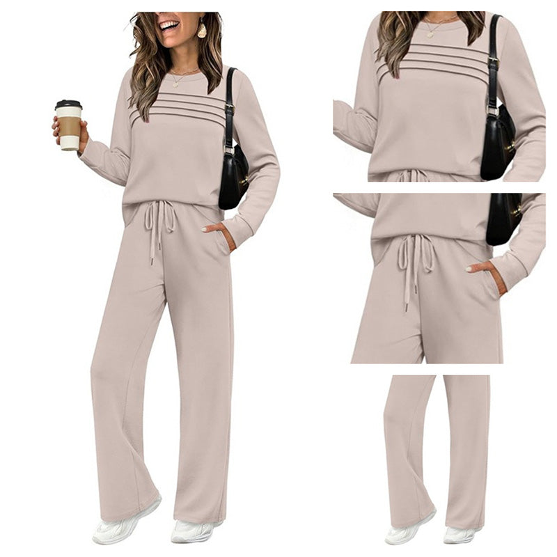 👚 50% RABATT! 🧘‍♀️ Loungeset für Damen (Top & Hose) – Superweicher Stoff, Bequemer Relax-Fit & Perfekt für Zuhause ✨