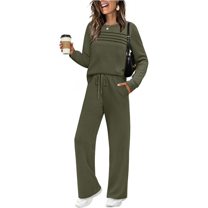 👚 50% RABATT! 🧘‍♀️ Loungeset für Damen (Top & Hose) – Superweicher Stoff, Bequemer Relax-Fit & Perfekt für Zuhause ✨