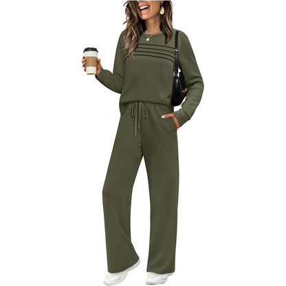 👚 50% RABATT! 🧘‍♀️ Loungeset für Damen (Top & Hose) – Superweicher Stoff, Bequemer Relax-Fit & Perfekt für Zuhause ✨
