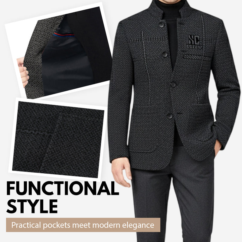 🧥 60% RABATT JETZT! 🔥 Lässiger Herren-Kurzmantel - Leicht & Wärmend, Perfekt für Herbst und Winter ❄️✨