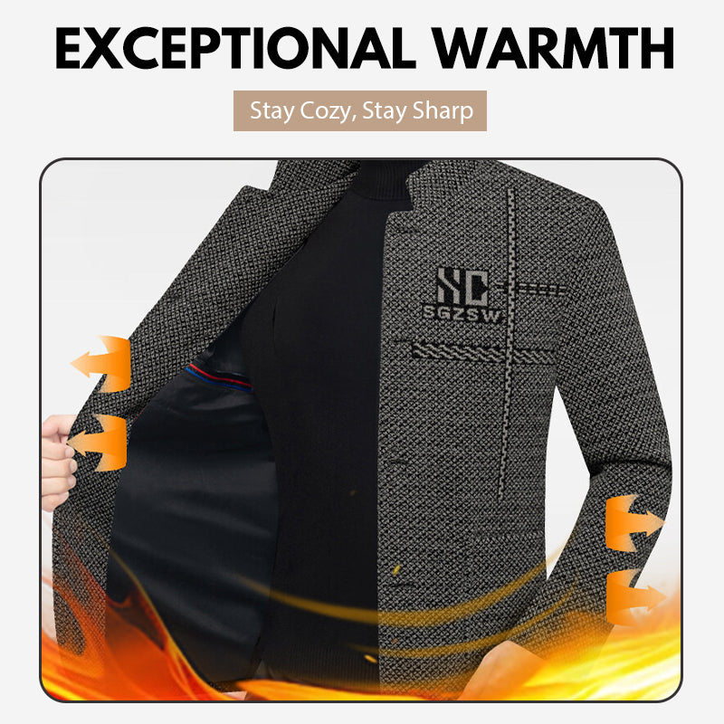 🧥 60% RABATT JETZT! 🔥 Lässiger Herren-Kurzmantel - Leicht & Wärmend, Perfekt für Herbst und Winter ❄️✨