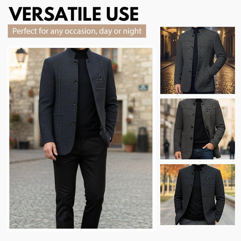 🧥 60% RABATT JETZT! 🔥 Lässiger Herren-Kurzmantel - Leicht & Wärmend, Perfekt für Herbst und Winter ❄️✨
