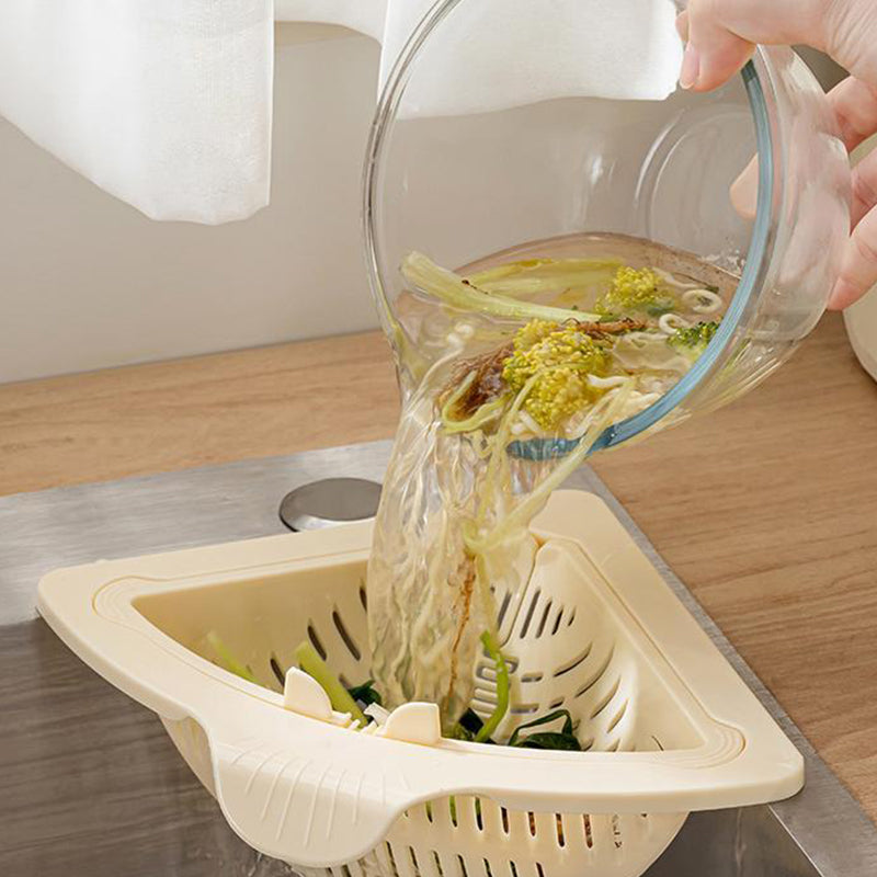 🔥Solange der Vorrat reicht 50% Rabatt!🎉Magnetic Suction Space-Saving Corner Sink Strainer
