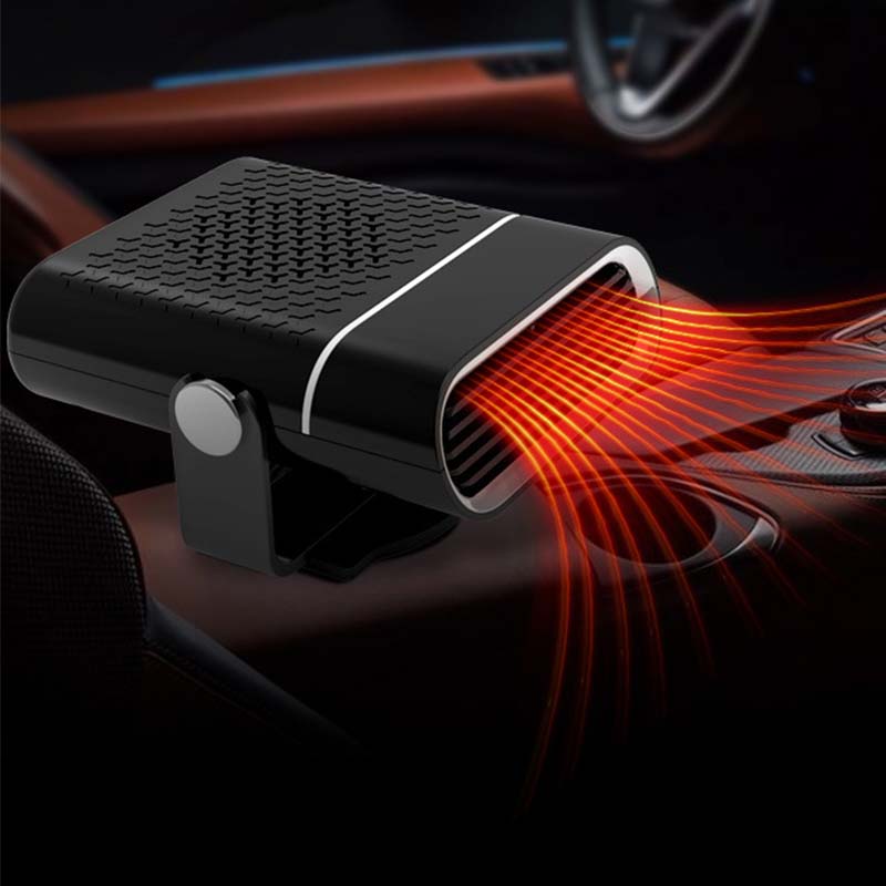 🔥 50% RABATT JETZT! ✨ 2-in-1 Tragbare Autheizung - 360° Drehung & Doppelspannung (12V/24V) für Schnelles Entfrosten und Heizen 🚗❄️