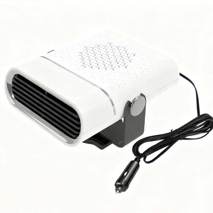 🔥 50% RABATT JETZT! ✨ 2-in-1 Tragbare Autheizung - 360° Drehung & Doppelspannung (12V/24V) für Schnelles Entfrosten und Heizen 🚗❄️