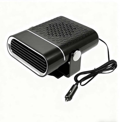 🔥 50% RABATT JETZT! ✨ 2-in-1 Tragbare Autheizung - 360° Drehung & Doppelspannung (12V/24V) für Schnelles Entfrosten und Heizen 🚗❄️