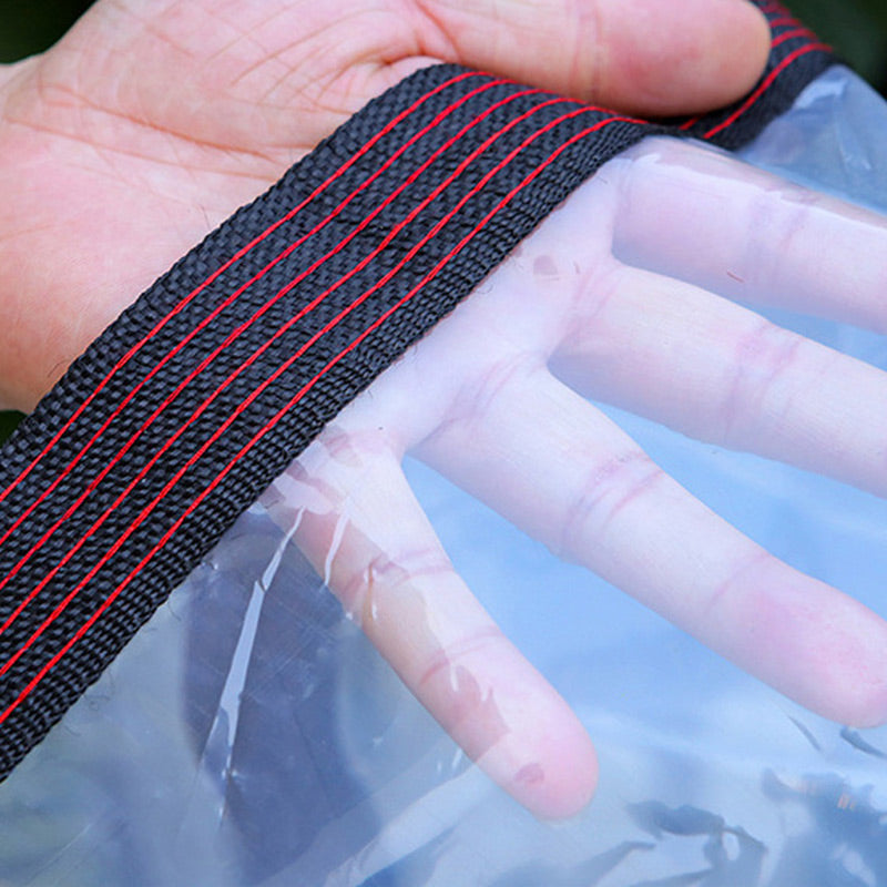 📢📢50% RABATT !!⏰Hochbelastbare transparente wasserdichte isolierte Plane🛡️🌧️