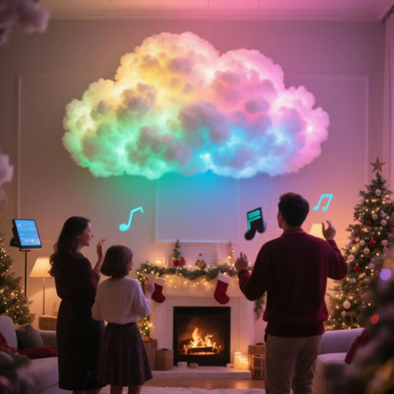 📢🎁60% RABATT!!! ✨Thundercloud USB-betriebene LED-Dekorationslampe🌈☁️