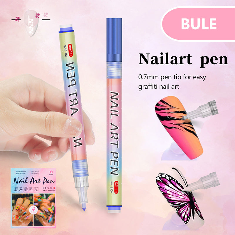 🎁Weihnachtsgeschenk🎄12-farbiger Profi-Nagellackstift-Set