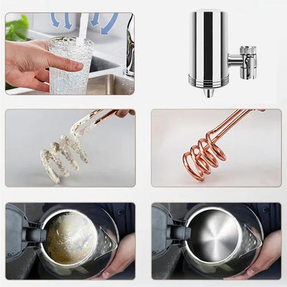 🚰 Jetzt bis zu 50% sparen! 💧 Verbesserter Wasserhahn-Wasserfilter – Direktes Trinken, 5-stufige Reinigung & einfache Montage ⚡