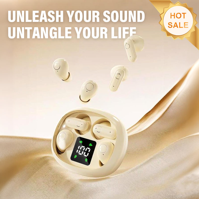 🎧 50% RABATT! ✨ Mini Bluetooth In-Ear Kopfhörer – Leicht, bequem & kabellos – Ideal für Musik, Anrufe & Sport – Perfekter Klang für unterwegs 🏃