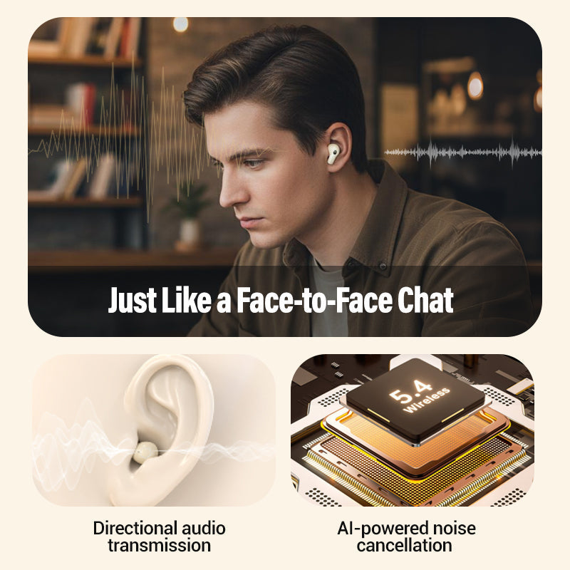 ⏰ 50 % RABATT – Nur für kurze Zeit 🎧 Mini Bluetooth In-Ear Kopfhörer ✨ Leicht, Komfortabel & Kabellos für Musik, Anrufe und Sport
