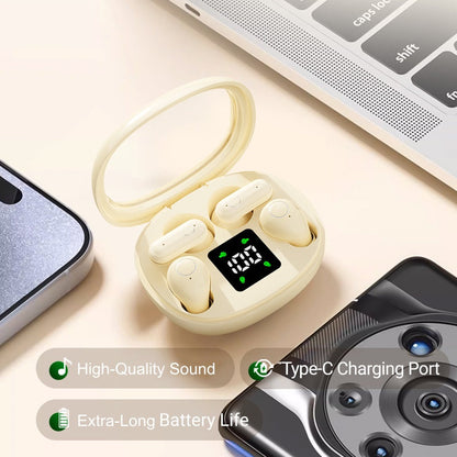 🎧 50% RABATT! ✨ Mini Bluetooth In-Ear Kopfhörer – Leicht, bequem & kabellos – Ideal für Musik, Anrufe & Sport – Perfekter Klang für unterwegs 🏃