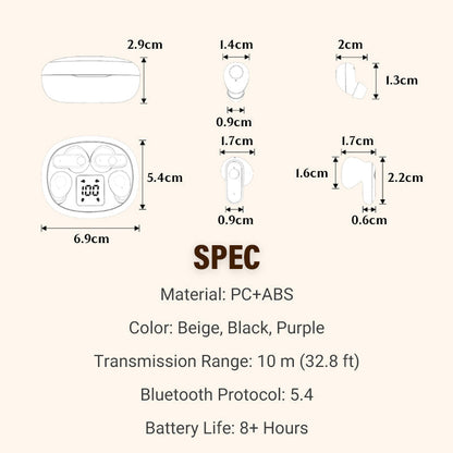 🎧 50% RABATT! ✨ Mini Bluetooth In-Ear Kopfhörer – Leicht, bequem & kabellos – Ideal für Musik, Anrufe & Sport – Perfekter Klang für unterwegs 🏃